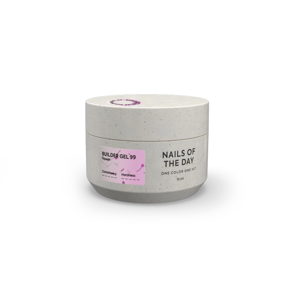 Nails Of The Day Gel Builder Gel 99 Flower, 15 ml