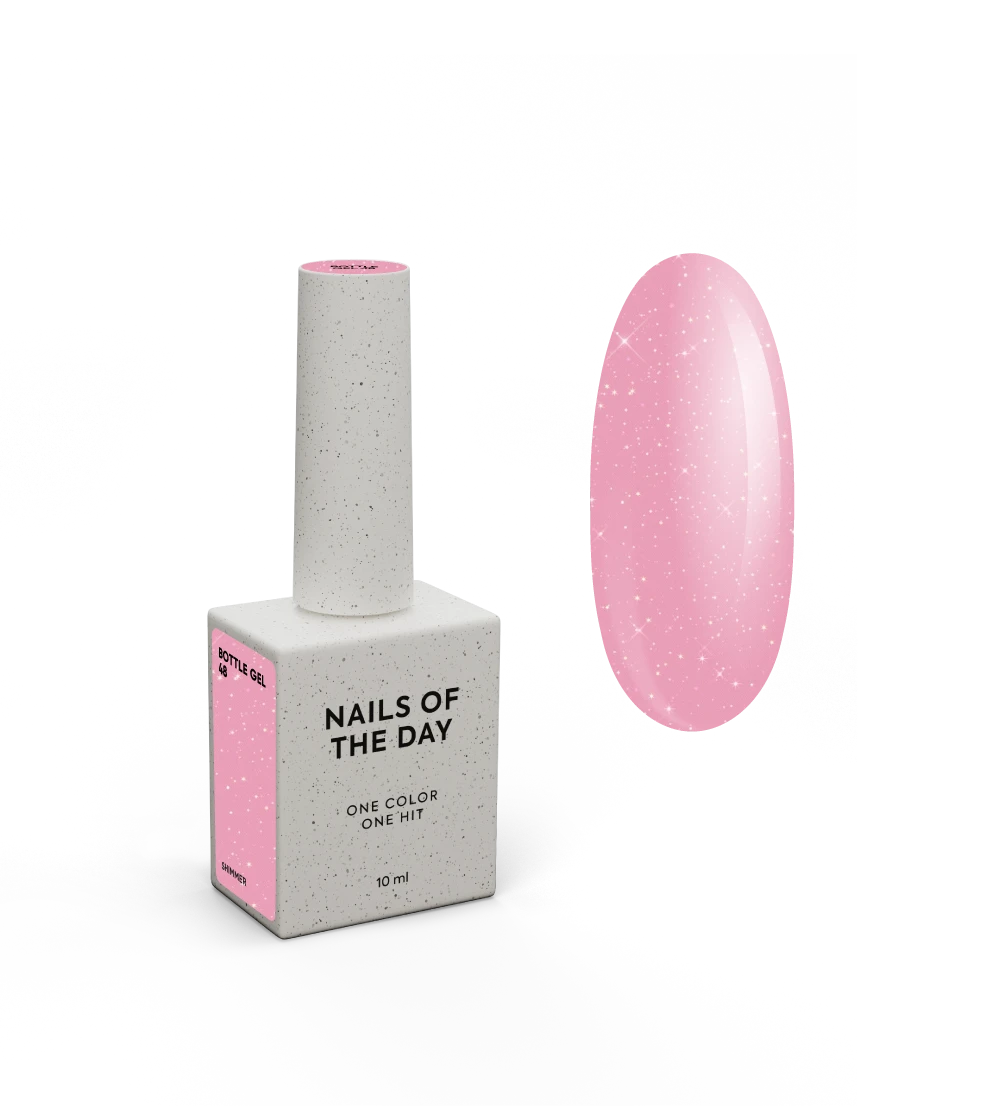 Nails Of The Day Bottle Gel 48 Shimmer, 10 ml