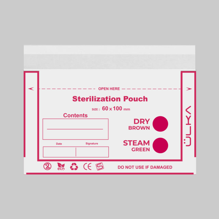 Ülka Sterilization Pouches
with indicator 60x100 mm (100 pcs)
