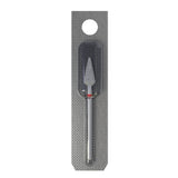 Staleks Expert Diamond nail drill bit pointed pear red, head diameter 5 mm, working part 12 mm