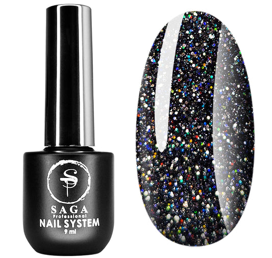 Saga Gel Polish Reflective Fiery Gel 12, 9 ml