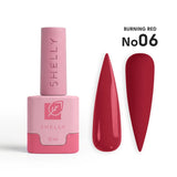 Shelly Gel Polish Burning Red 06, 12 ml