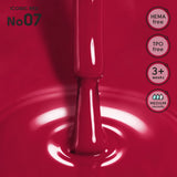 Shelly Gel Polish Iconic Red 07, 12 ml