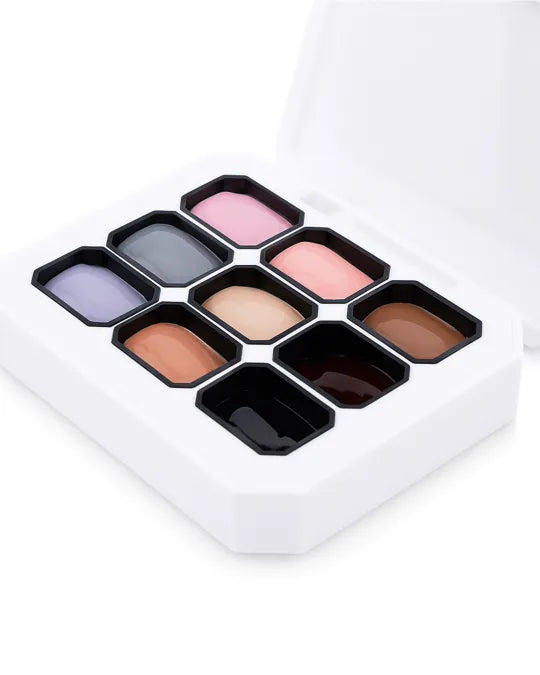 Pink Autumn Ombré No-Wipe Gel Paints for Nail Art & Gradients