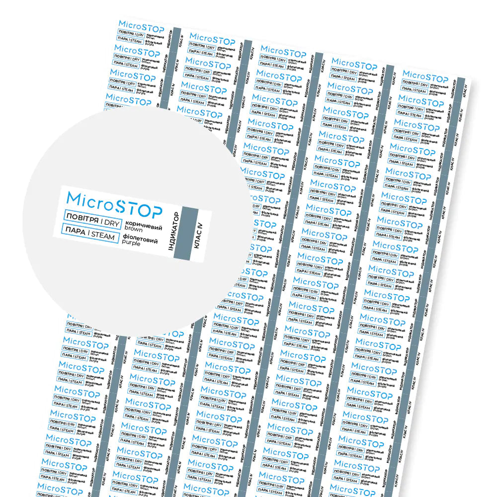 Microstop Sterilization Control Indicators 100 pcs/sheet