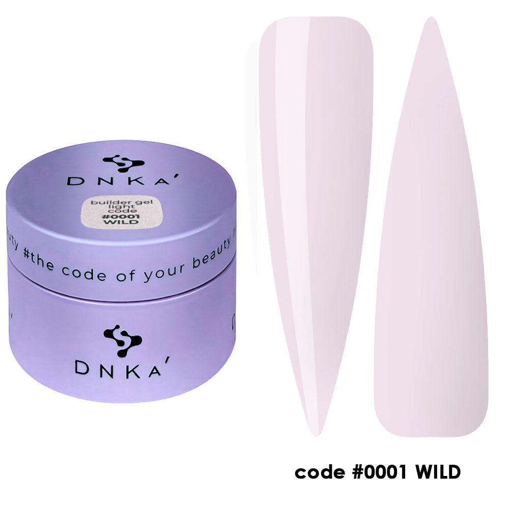 Dnka Builder Gel Light 0001 Wild, 30 ml