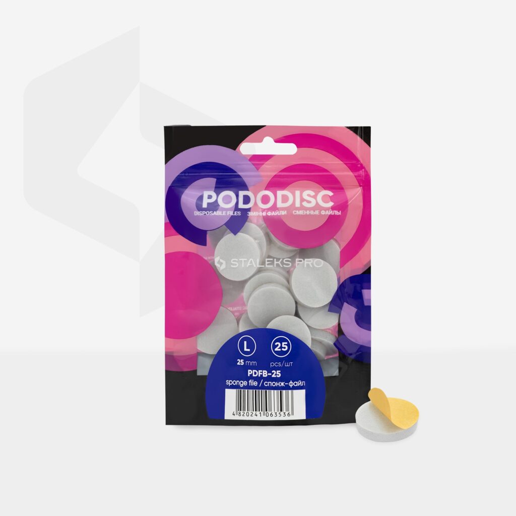 Staleks Disposable files-sponges for pedicure disc Pododisc L Expert (25 pcs)