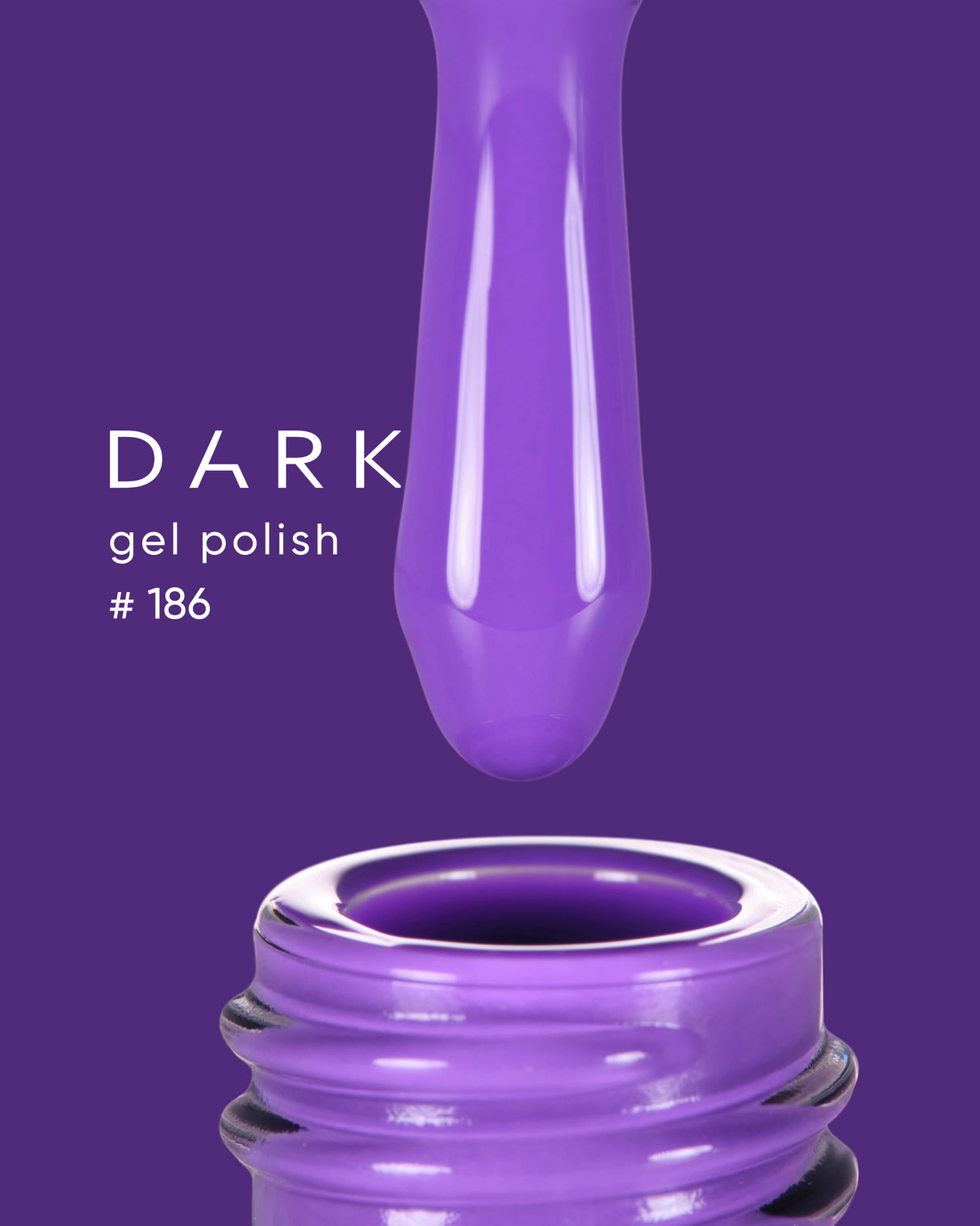 Dark Gel Polish 186, 6 ml