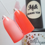 Nailapex Milk Shake Top finish top without sticky layer, 15 ml