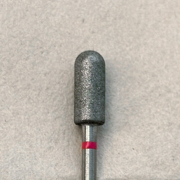 Diamond Nail Bit Rounded Cylinder Red 050 Vladmiva