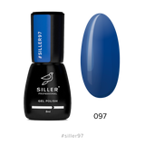 Siller Gel Polish No. 97 (bright dark blue), 8 ml