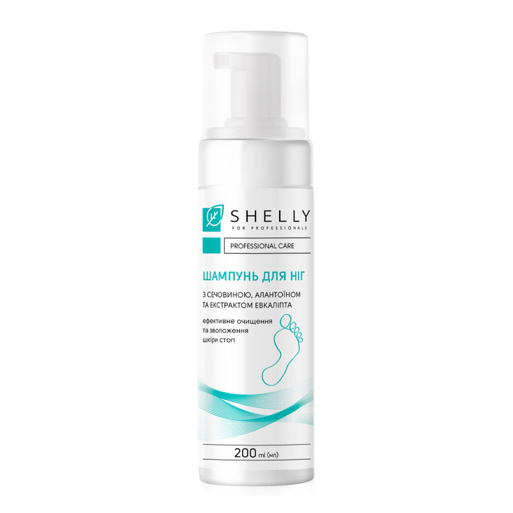 Shelly Foot Foam Shampoo with Urea, Allantoin and Eucalyptus extract, 200 ml