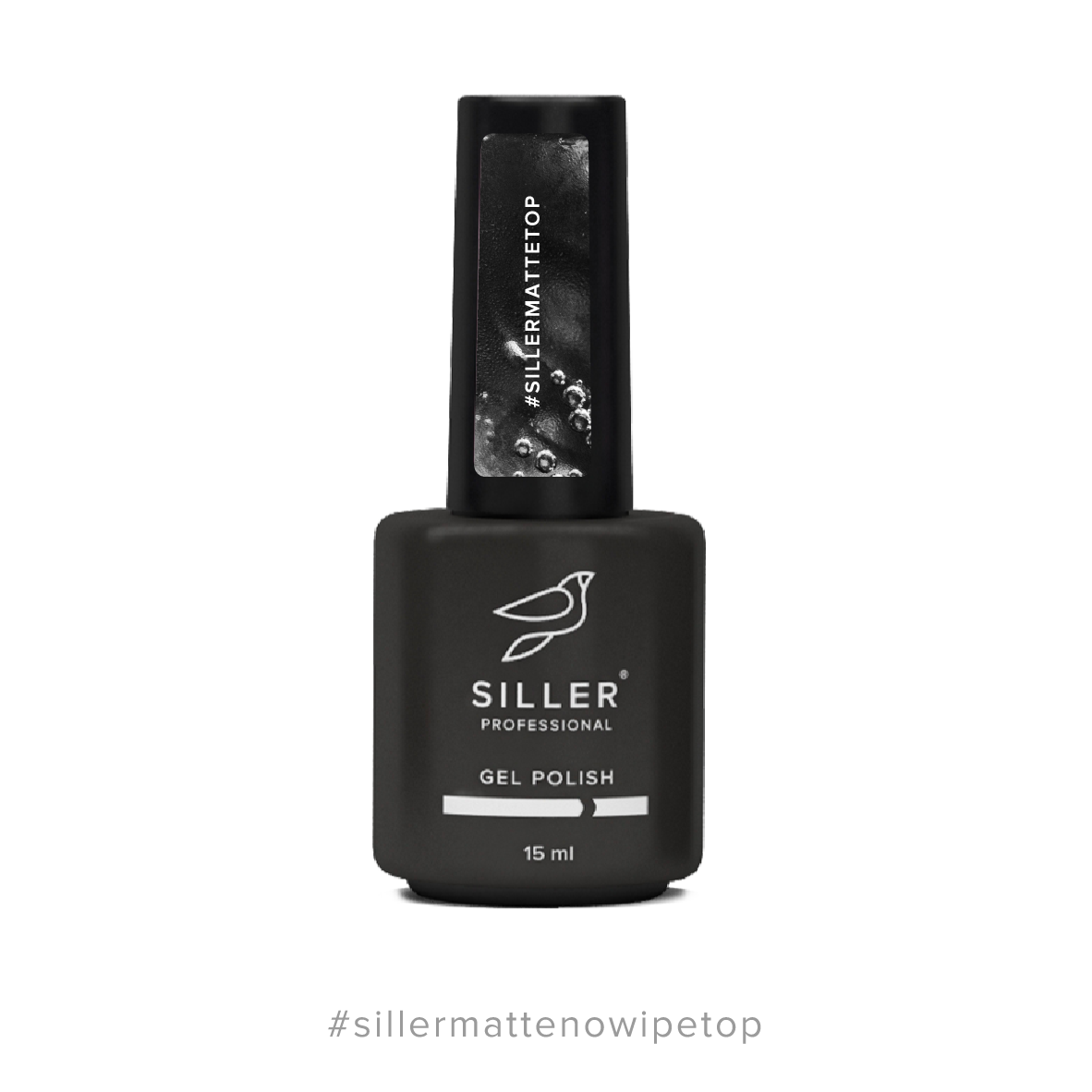 Siller Matte Top No Wipe - matte top for gel polish without a sticky layer, 15 ml