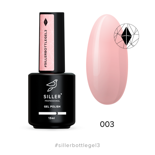 Siller Bottle Gel No. 3 – gel (peach-pink), 15 ml