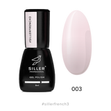 Siller French Gel Polish 3 (pale pink, translucent), 8 ml