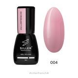 Siller French Gel Polish No. 4 (pale pink, translucent), 8 ml