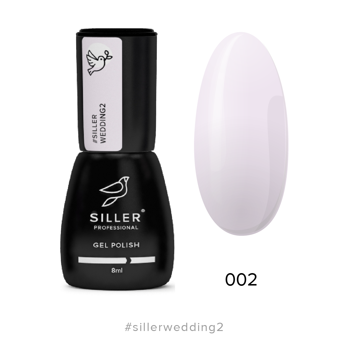 Siller Wedding Gel Polish 02 (soft lavender), 8 ml