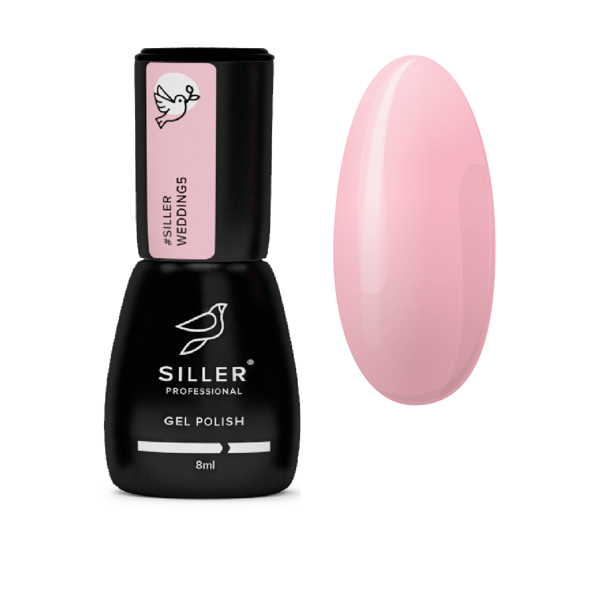 Siller Wedding Gel Polish No. 3 (pale pink), 8 ml