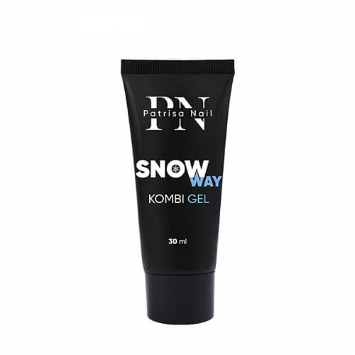 Combi gel Snow Way milky shimmering, 30 ml